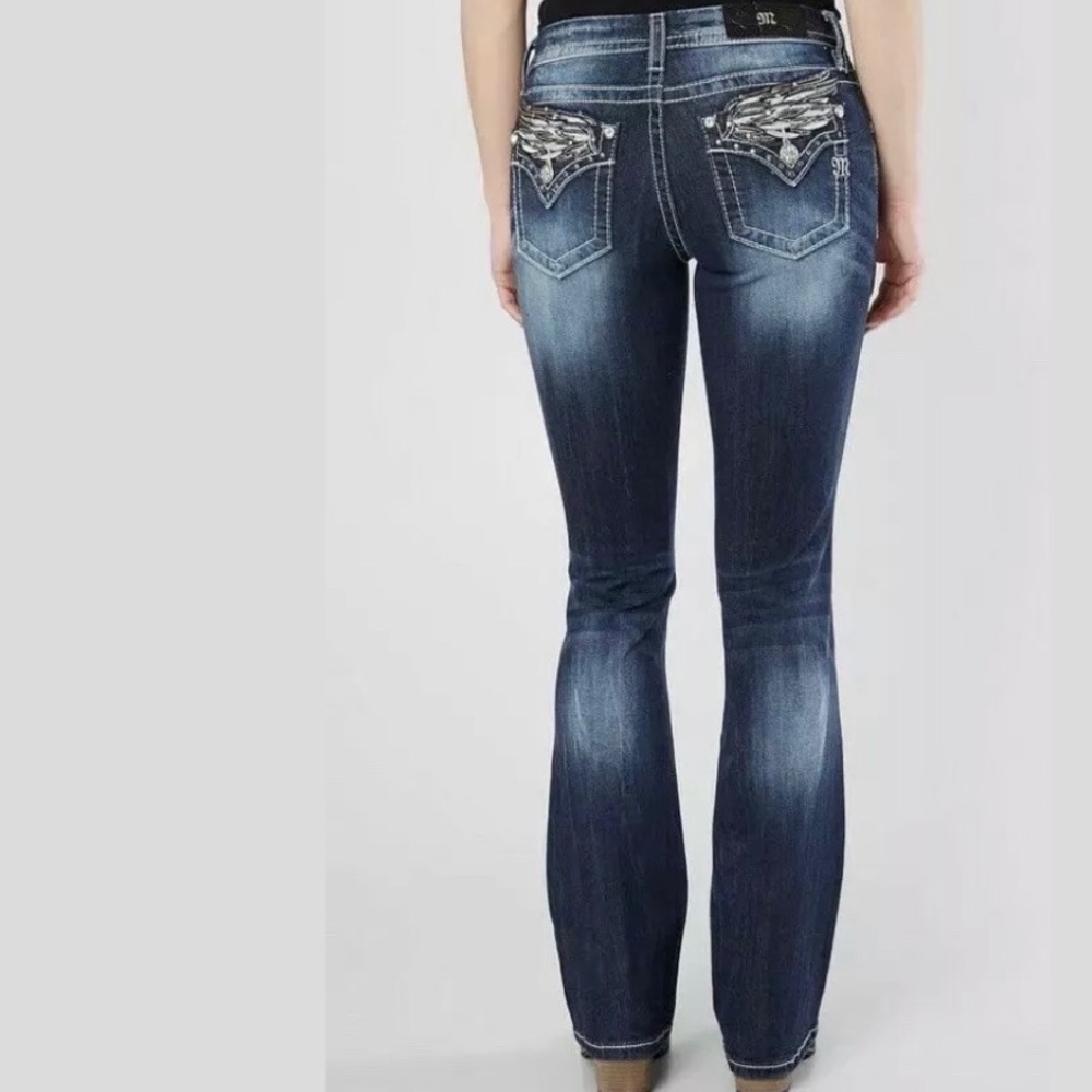 Miss Me Mid Rise Easy Boot Jeans E3313EBR